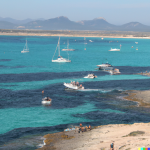 DALL·E 2023-03-17 03.27.28 – imagen de personas haciendo actividades en Formentera